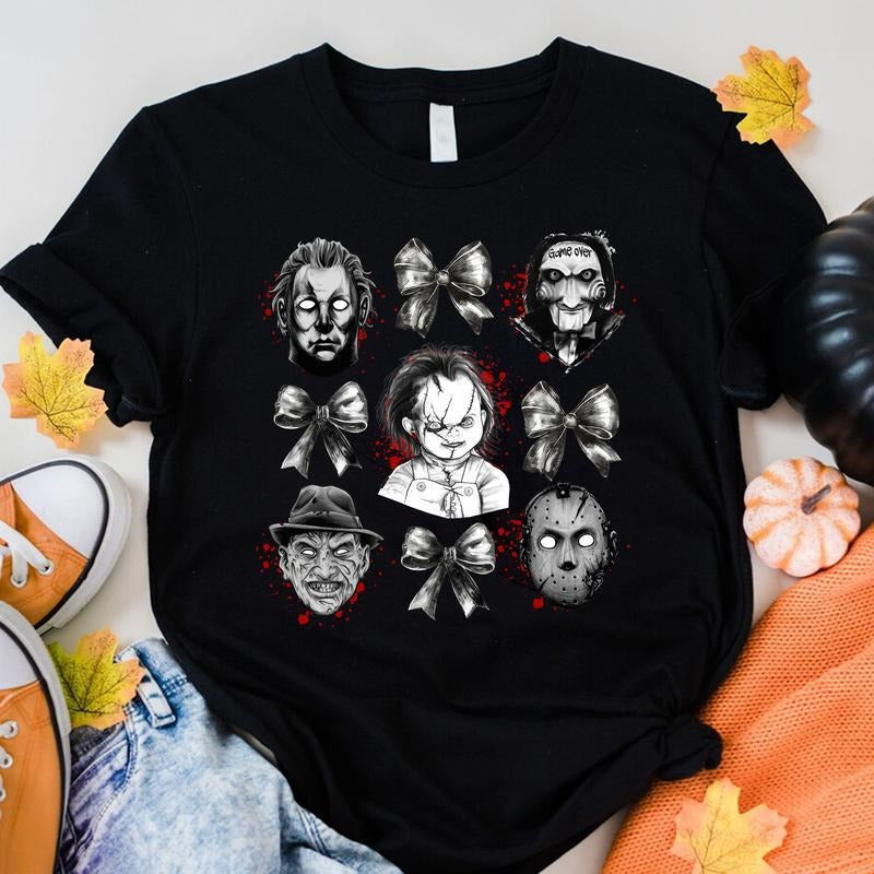 Horror Movie Shirt Sweatshirt Hoodie, Horror Halloween Shirt, Spooky Season Shirt | HypeCrazeTee.com