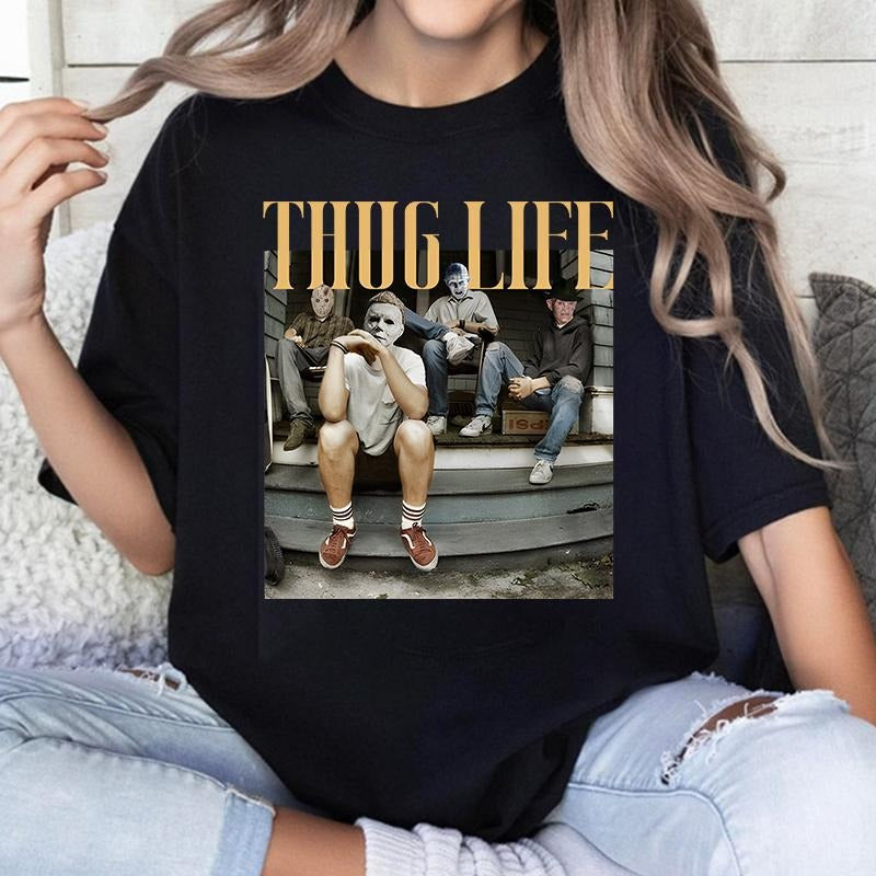 Horror Movie Thug Life Halloween T-Shirts, Hoodie, Sweatshirt