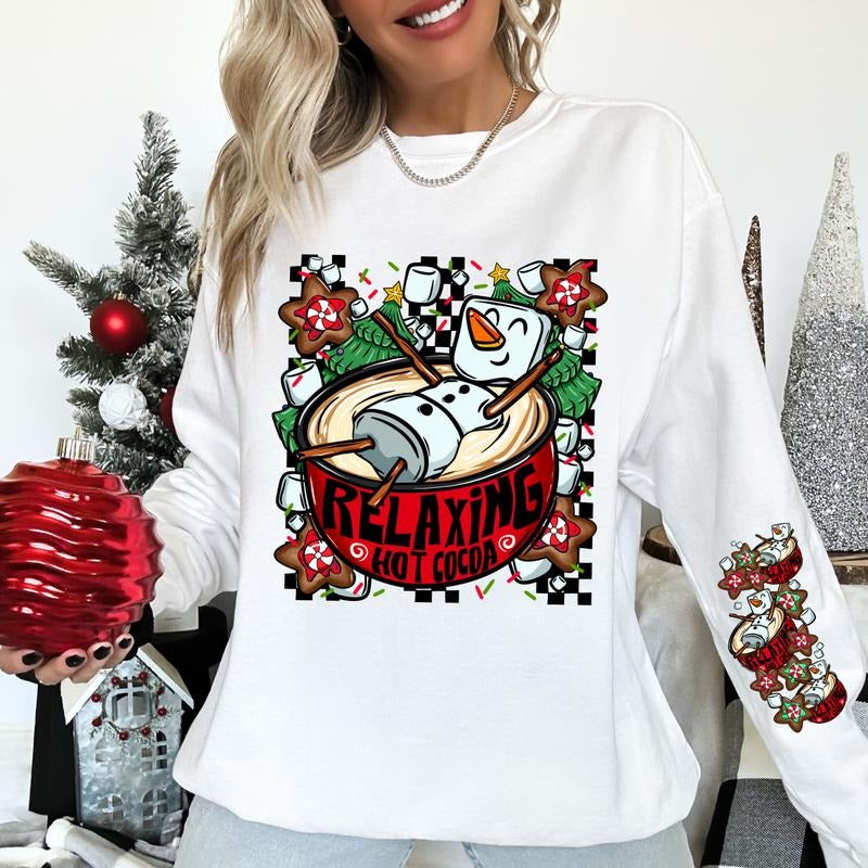 Hot Cocoa Comfort Colors Unisex Sweatshirt T-Shirts, Hoodie | HypeCrazeTee.com
