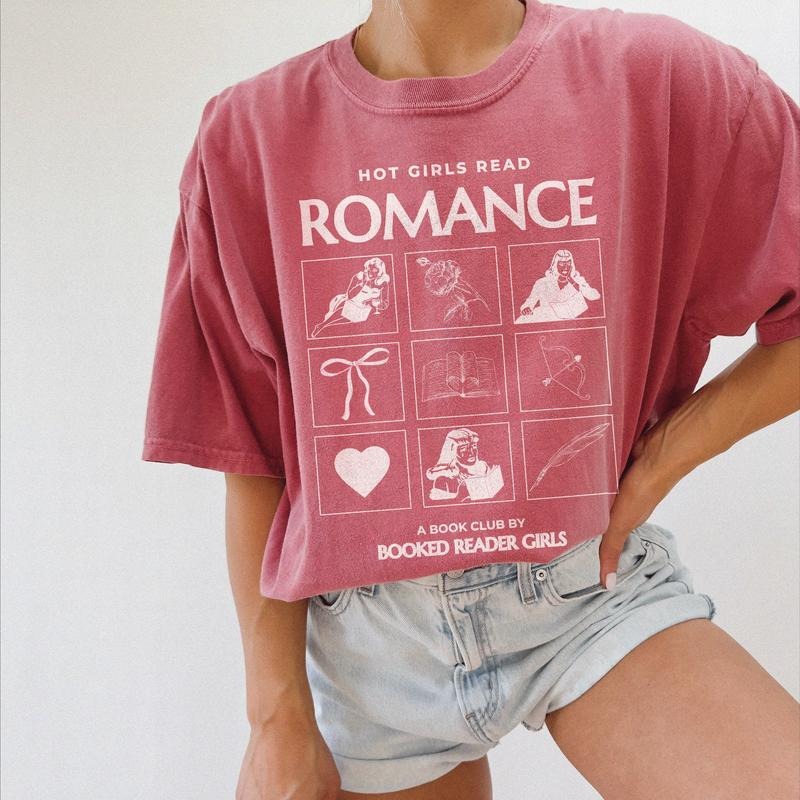 Hot Read Romance Book Romantasy Shirt Born Read Bookish Things Booktok Romance Reader Shirt Summer Bookish Shirt Acosf T-Shirts, Hoodie, Sweatshirt
