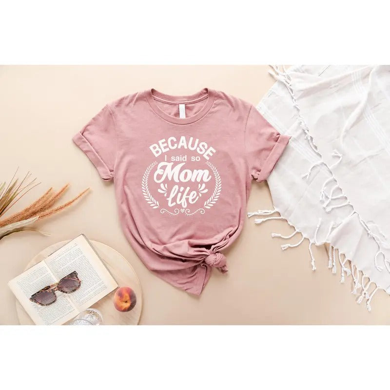 Hot Mom Summer Shirt: Unique Mom Life Outfit for First Mother s Day Stepmother Gift Birthday Tee