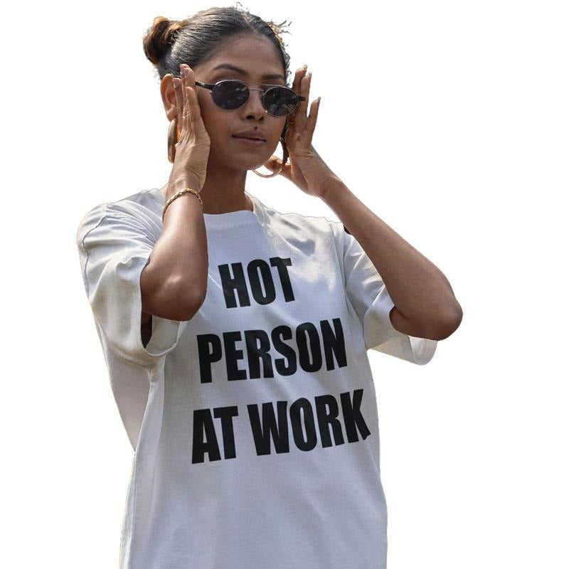 Hot Person At Work Shirt, Gift For Coworker, Funny Work Tee, Custom Hot Person Shirt, Friend Birthday Gift, Funny...