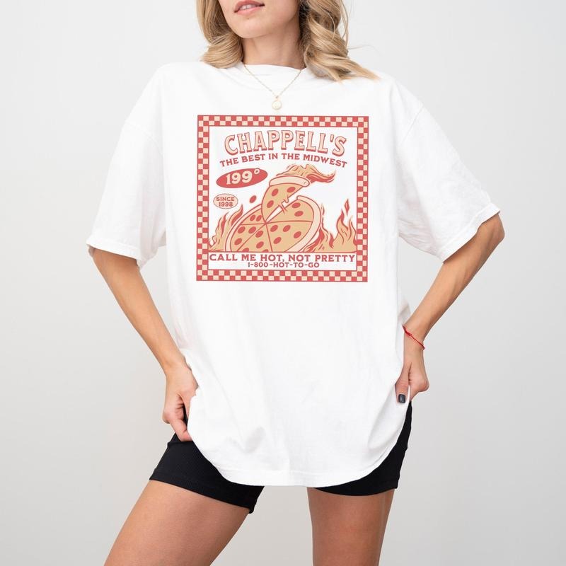 Hot To Go Chappel Shirt, Cotton Fabric Tshirt, Printed Women's Top, Casual Womenswear Hoodie, Sweatshirt | HypeCrazeTee.com
