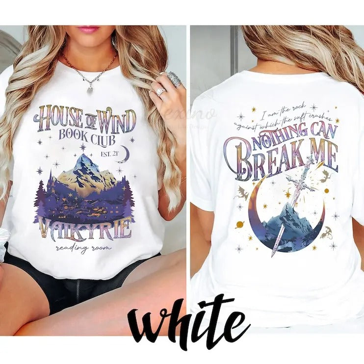 House Of Wind Book Club Shirt, SArah J Maa$ Shirt, Night Court Shirt, Acotar Velaris, Thr0ne Of Glass Shirt, Book Club...