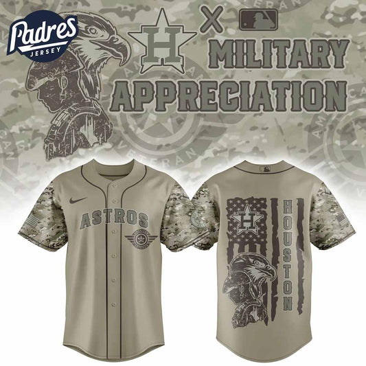 Houston Astros x Military Appreciation Night 2025 Baseball Jersey - Padres Jersey Oasis: Elevate Your Baseball Style Game