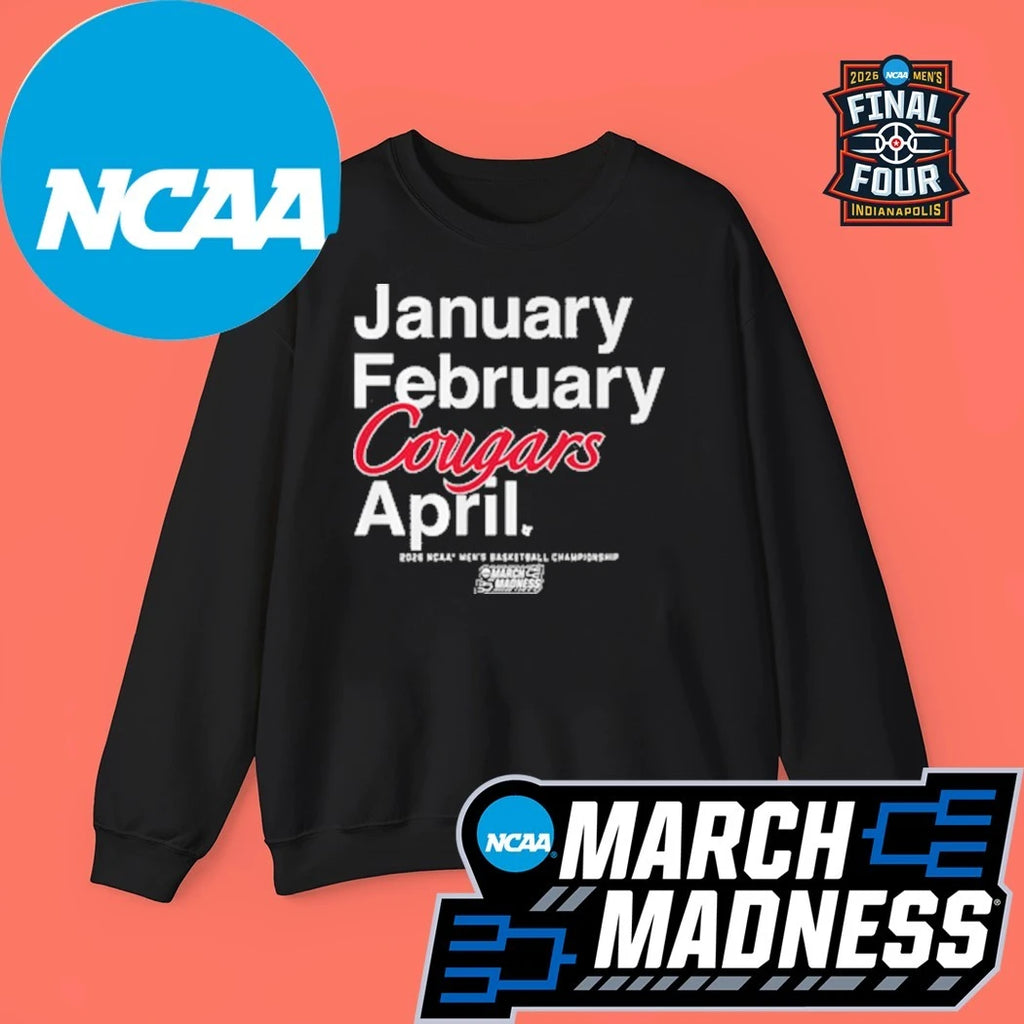 Houston Cougars MBB 2026 NCAA Men’s Basketball Championship March Madness Month Logo Shirt