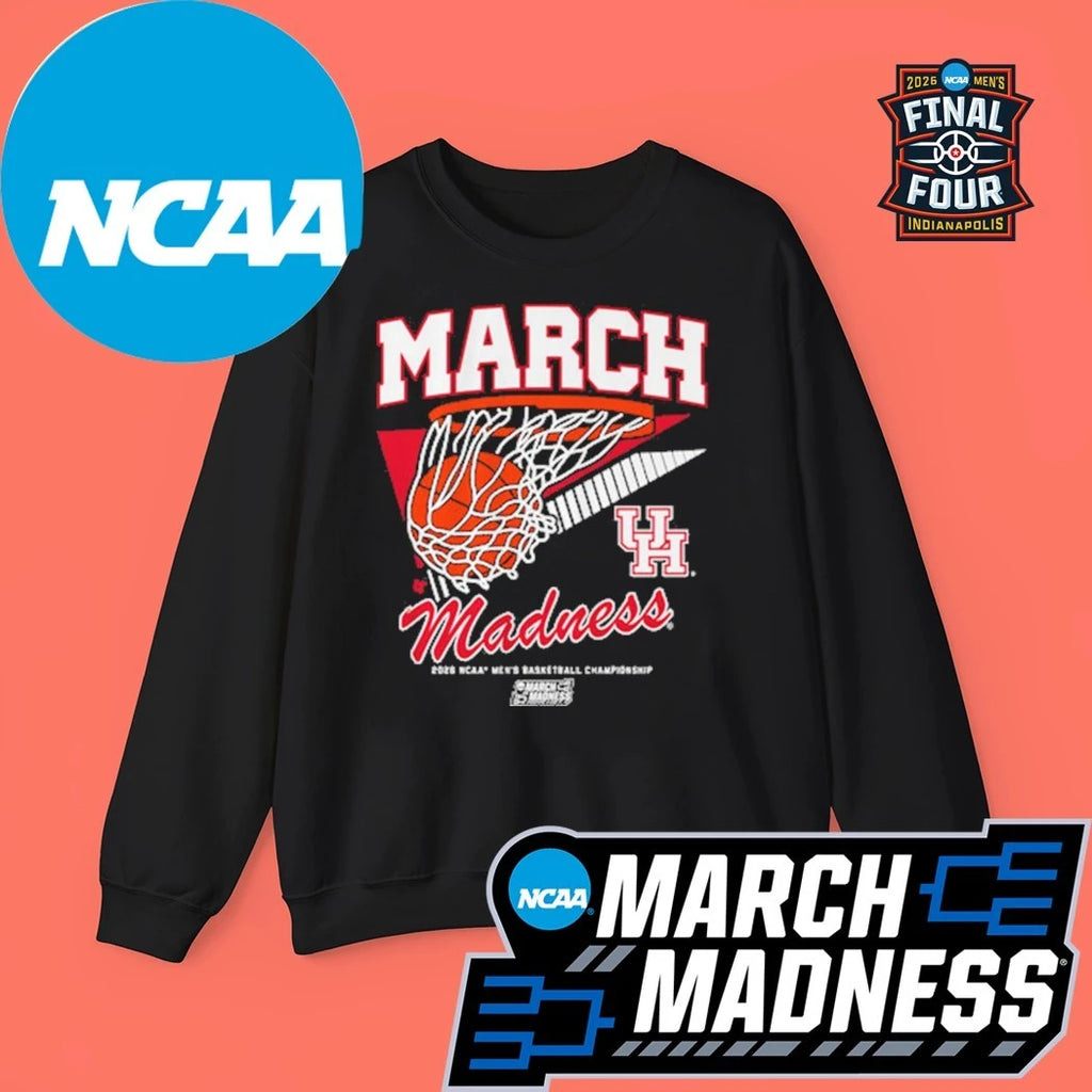 Houston Cougars MBB 2026 NCAA Men’s Basketball Championship March Madness Retro Swish Logo Shirt