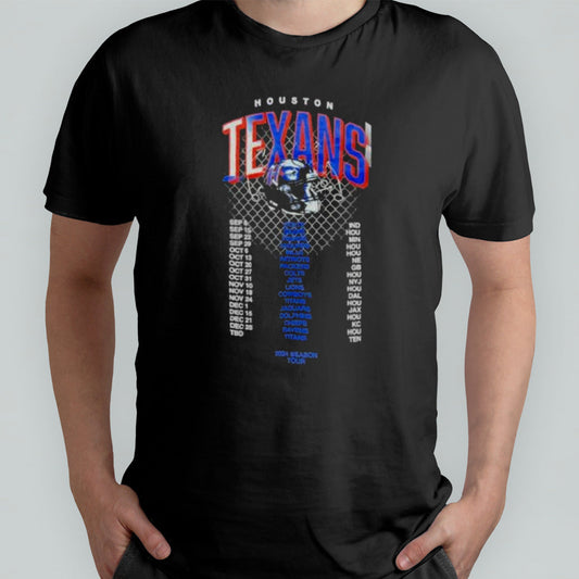 Houston Texans National Football League Schedule 2024 Season Tour Shirt