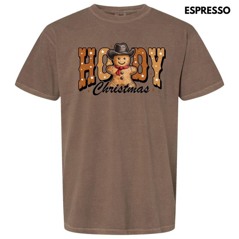 Howdy Gingerbread Christmas Comfort Colors T-Shirt 'NLB' Hoodie, Sweatshirt | HypeCrazeTee.com