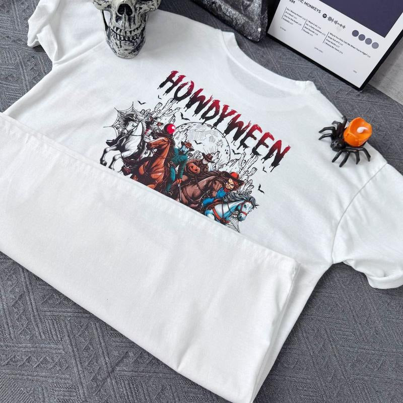 Howdy Horror Halloween Shirt, Spooky Season Shirt, Horror Movie Halloween, Trending Shirt Hoodie, Sweatshirt