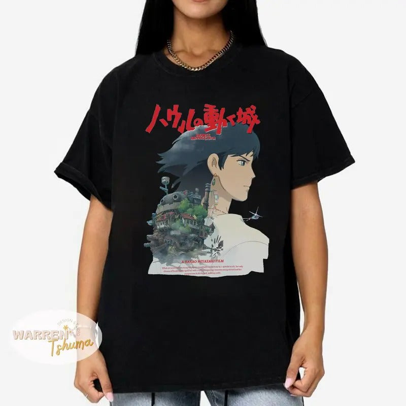 Howl's Moving Castle Shirt Ghi.bli Studio Shirt T-shirts, Sweater, Hoodies – Suitable for All Genders Sweatshirt