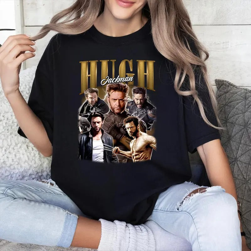 Hugh Jackman Woman Man T Shirtstyle{N002}2 T-Shirts, Hoodie, Sweatshirt