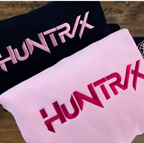 Hun.trix Embroidered Sweatshirt, Kpop Hunters Embroidered Crewneck, Demon Hunter Anime Embroidered Shirt Hoodie