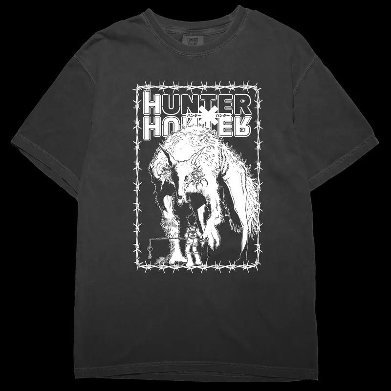 Hunter Anime Shirt - Hunter Manga Shirt - Guard Dog In Cyberpunk Style - Anime Cosplay