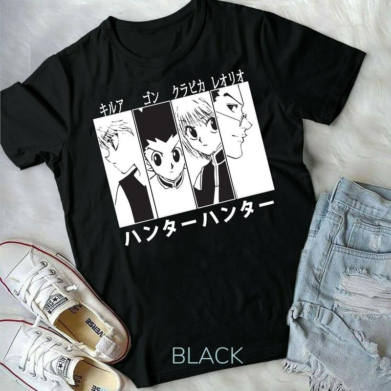 Hunter X Hunter, Gon Killua Leorio ,Kurapika HXH, Anime ,Manga ,Unisex T-Shirt S-4XL Hoodie, Sweatshirt | HypeCrazeTee.com