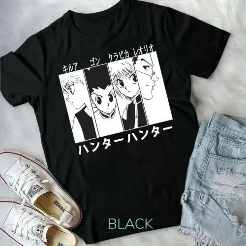 Hunter X Hunter, Gon Killua Leorio ,Kurapika HXH, Anime ,Manga ,Unisex T-Shirt Hoodie, Sweatshirt | HypeCrazeTee.com