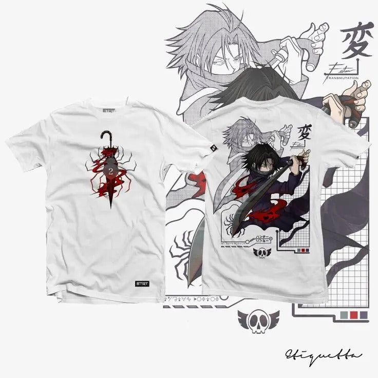 Hunter x Hunter - Anime Shirt - Unisex - Feitan Portor v2 - 2 Sided Shirt