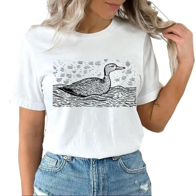 Hunting Season Mallard Duck Hoodie T-shirt Sweatshirt Vintage Gift for Him Cotton Womenswear | HypeCrazeTee.com