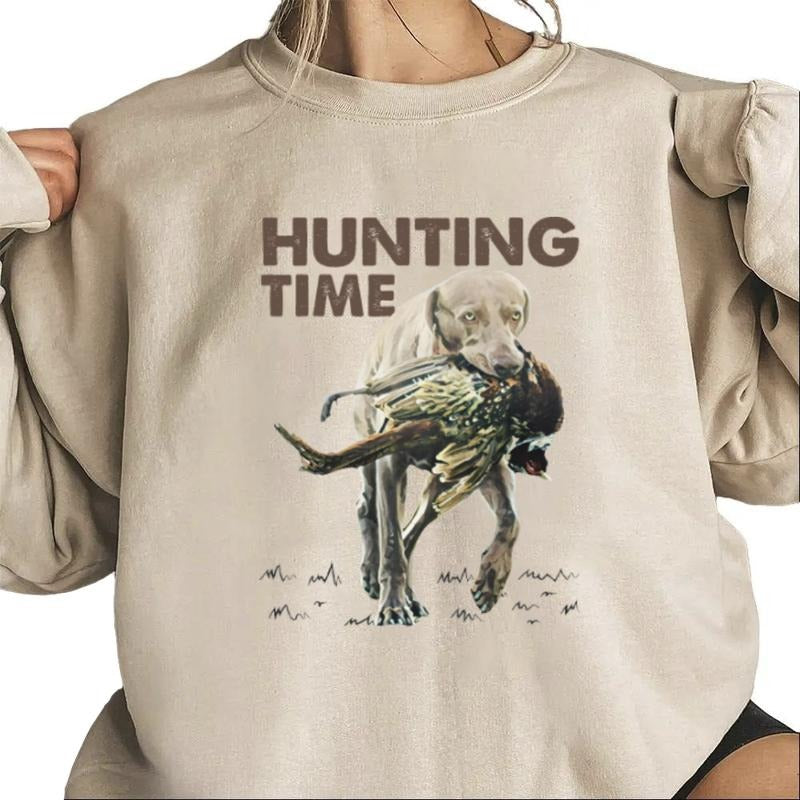 Hunting Time Retro Dog Mallard Duck Vintage Hello Hunting Season Duck Deer Turkey Chicken Nature Animal Lover T-Shirts, Hoodie, Sweatshirt