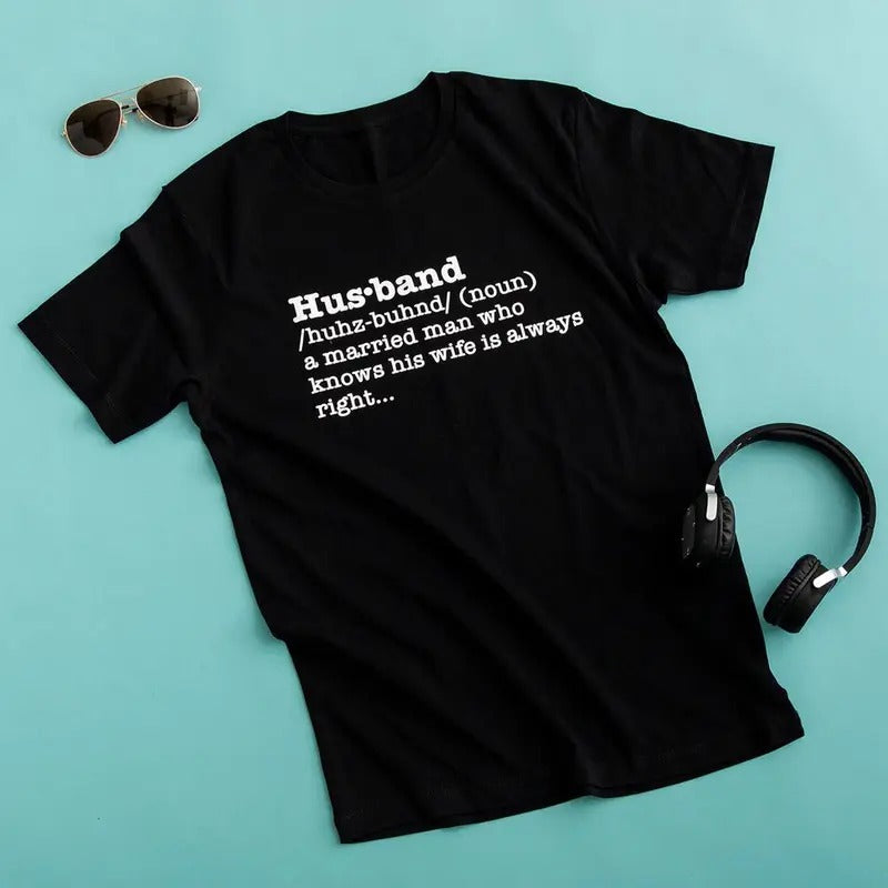 Husband definition T Shirt for Men, husband to be husband birthday gift for him, husband anniversary gift, funny husband...