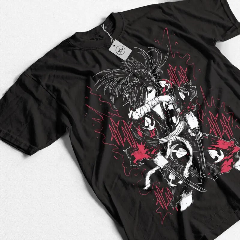 Hyakkimaru dororo T-shirt Girl Anime Manga Funny New Unisex Shirt All Size Hoodie, Sweatshirt | HypeCrazeTee.com