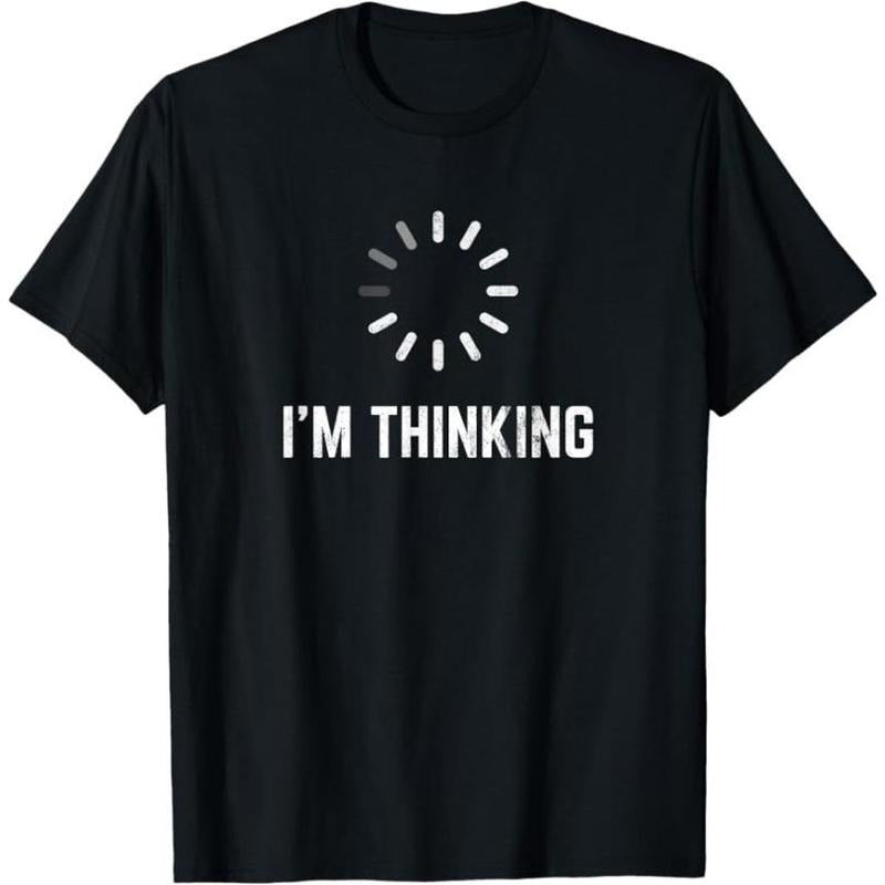 I'm Thinking for Geeks Nerds Programmers Funny T-Shirt Made in USA Hoodie, Sweatshirt | HypeCrazeTee.com
