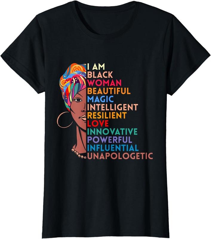 I Am Black Woman African American Gift Black History Month T-Shirt Hoodie, Sweatshirt | HypeCrazeTee.com