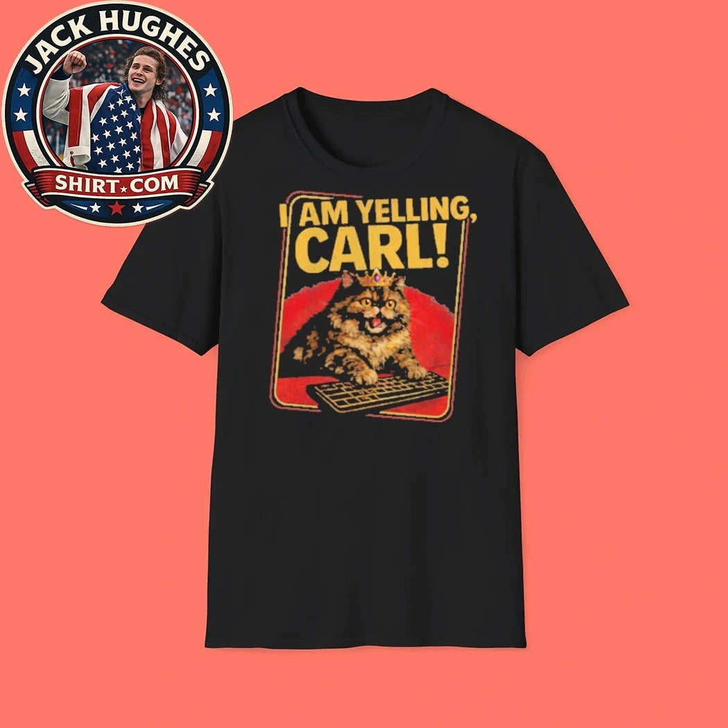 I Am Yelling, Carl Cat T-Shirt