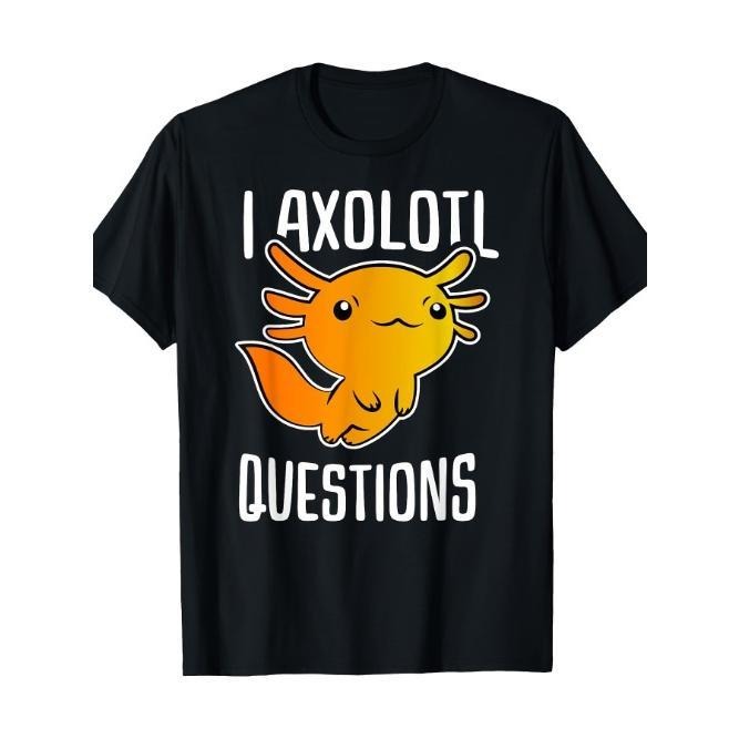 I Axolotl Questions Funny T-Shirt Made in USA Hoodie, Sweatshirt | HypeCrazeTee.com