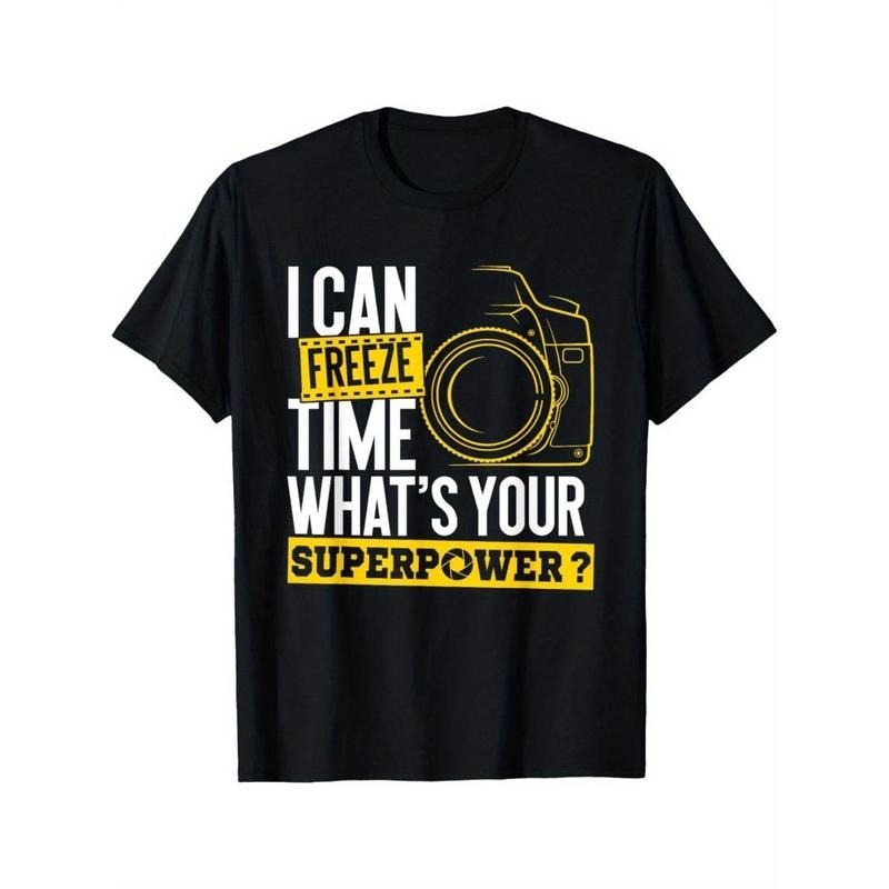 I Can Freeze Time Superpowers - Photographer Camera T-Shirts, Christmas, Halloween, Thanksgiving Hot T-Shirts Made in USA...
