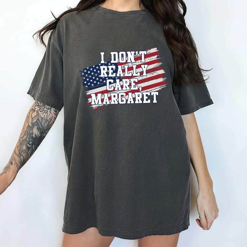 I Don't Really Care Margaret Comfort Colors Shirt, Sarcastic Graphic Tee, I Don't Care Women T-shirt, Unisex Clothing,...