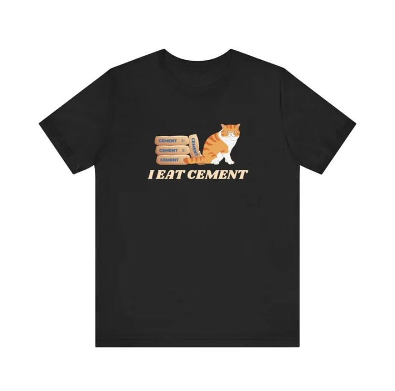 I Eat Cement Cursed Cat, Funny Meme Shirt, Ironic Shirt, Cat Lover Giftstyle{n002}2 Hoodie, Sweatshirt | HypeCrazeTee.com