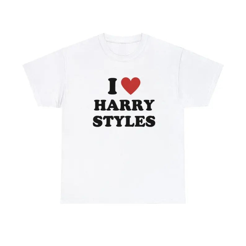 I Heart Harry shirt Love on Tour Gift for Harry Fan Menswear T-Shirt Hoodie, Sweatshirt | HypeCrazeTee.com