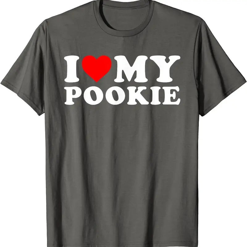 I Heart My Pookie Funny Shirt, I Love My Pookie T-Shirt | Unisex Cotton Tee, Size S-5XL Hoodie, Sweatshirt | HypeCrazeTee.com