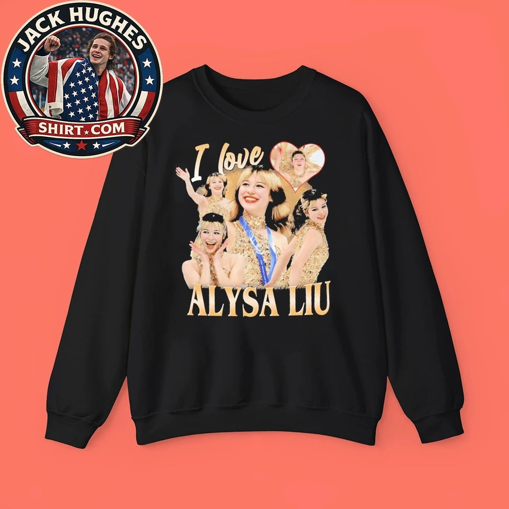 I Love Alysa Liu Team USA Olympic 2026 Hockey Quad Jump Skater Fan Shirt