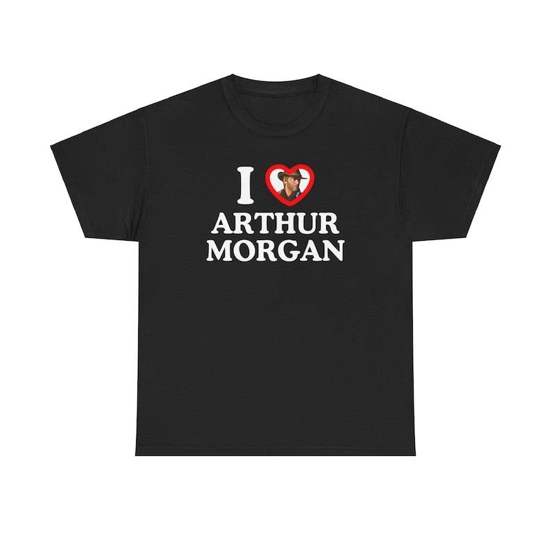 I Love Arthur Morgan Gift For Him and Her Unisex Gamers Shirt Game Tee Hoodie, Sweatshirt | HypeCrazeTee.com