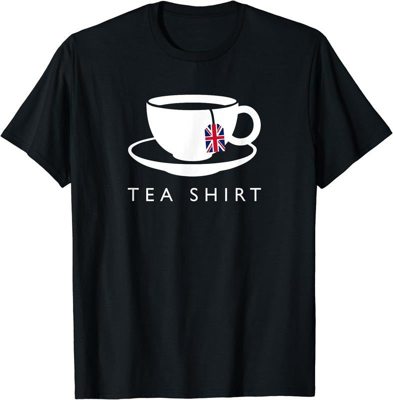 I Love English Tea UK Flag T-Shirt | Unisex Cotton Tee, Short Sleeve, Size S-5XL Hoodie, Sweatshirt | HypeCrazeTee.com