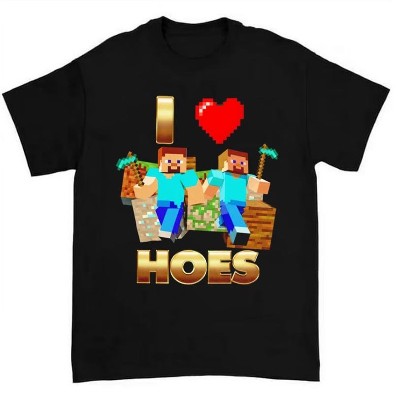 I Love Hoes Shirt Bold and Hilarious Graphic Tee for Meme Lovers Hoodie, Sweatshirt | HypeCrazeTee.com