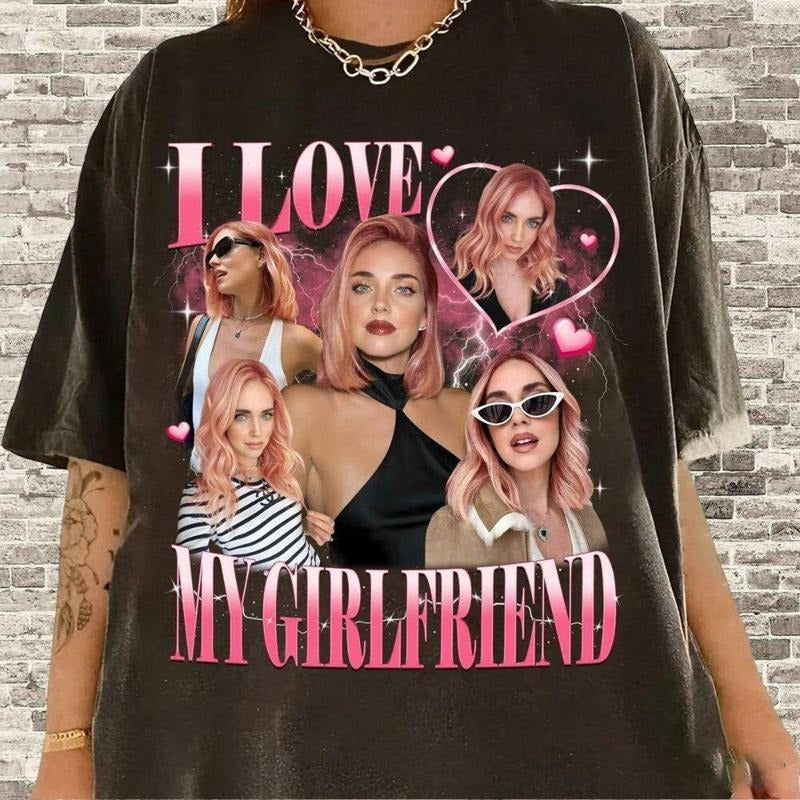 I Love My Girlfriend Shirt Custom Photo, Girlfriend Bootleg TShirt, Valentine Gift I Love My Girlfriend Custom Picture,...