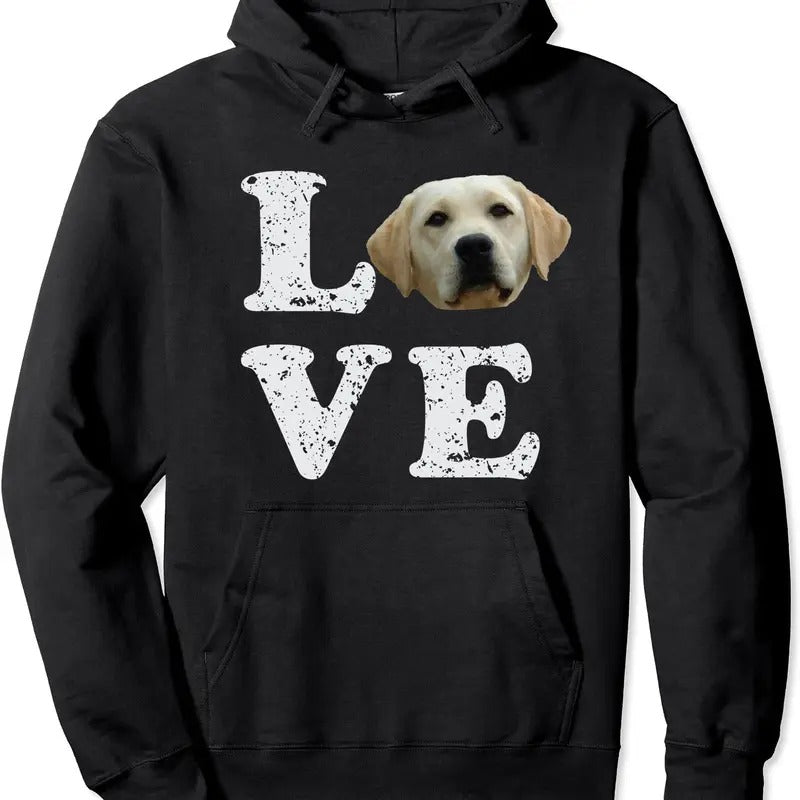 I Love My Yellow Lab Hoodie | Unisex Hooded Sweatshirt T-Shirts | HypeCrazeTee.com