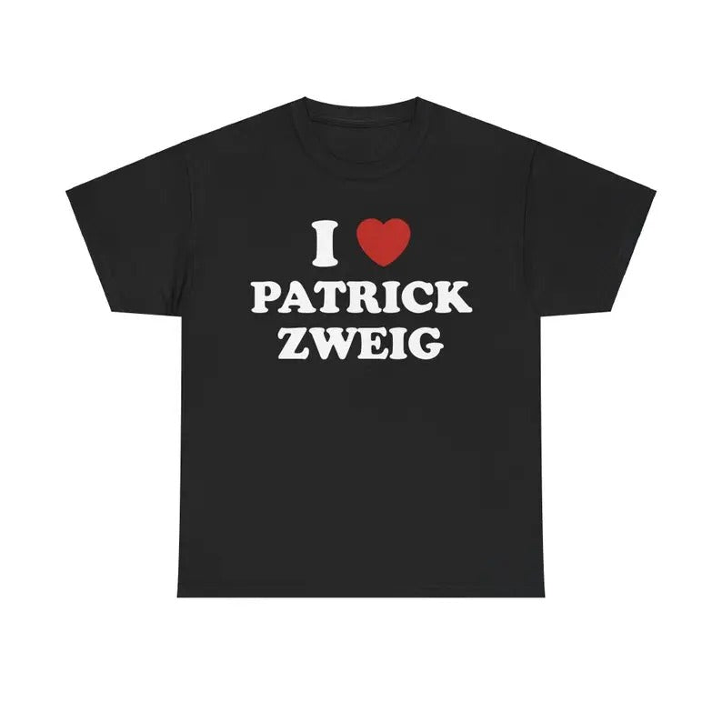 I Love Patrick Zweig Unisex Tee,  Challengers Movie Shirt Hoodie, Sweatshirt | HypeCrazeTee.com