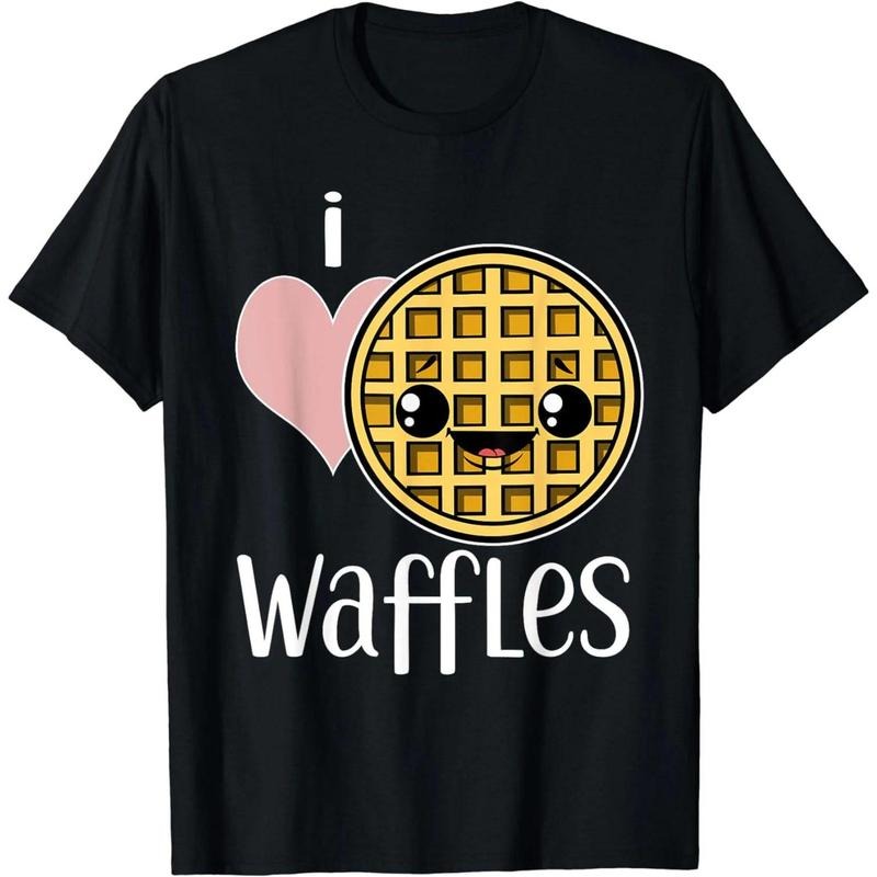 I Love Waffles Gift Waffle T-Shirt Hoodie, Sweatshirt | HypeCrazeTee.com