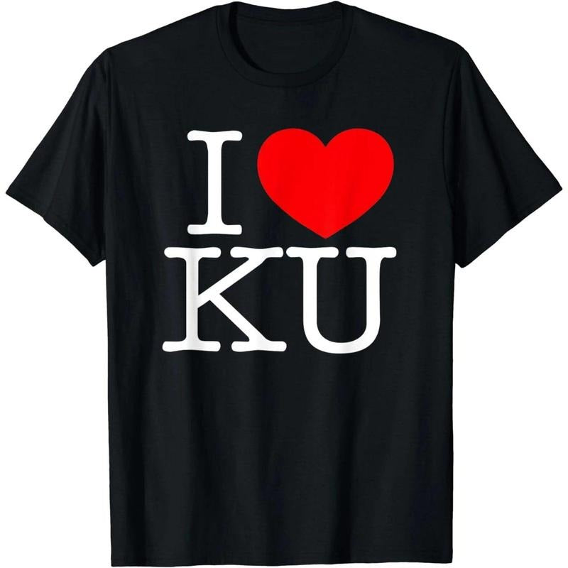 I Love (Heart) KU T-Shirt Hoodie, Sweatshirt | HypeCrazeTee.com
