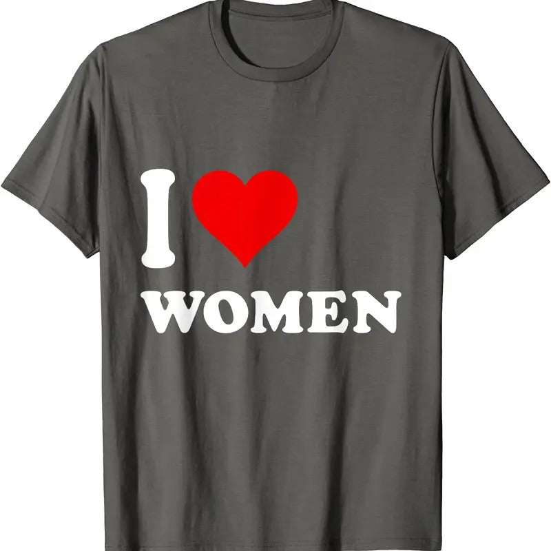 I Love women T-Shirt | Unisex Cotton Tee, Size S-5XL Hoodie, Sweatshirt | HypeCrazeTee.com