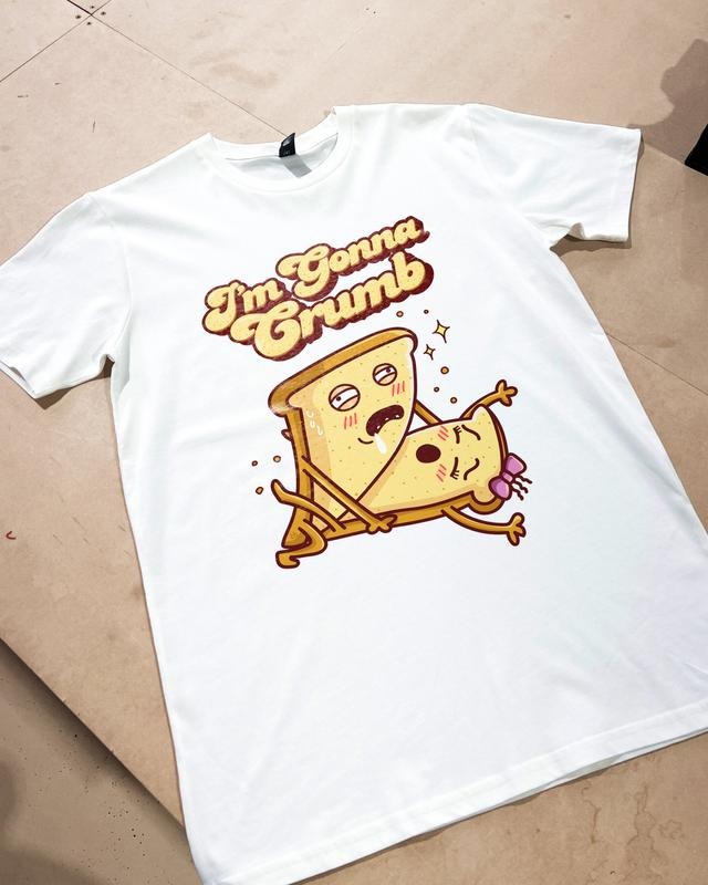 I'M GONNA CRUMB T-SHIRT, Men Summer Fashion Cotton, Cotton Menswear, S to 3XL Soft Top Hoodie, Sweatshirt | HypeCrazeTee.com
