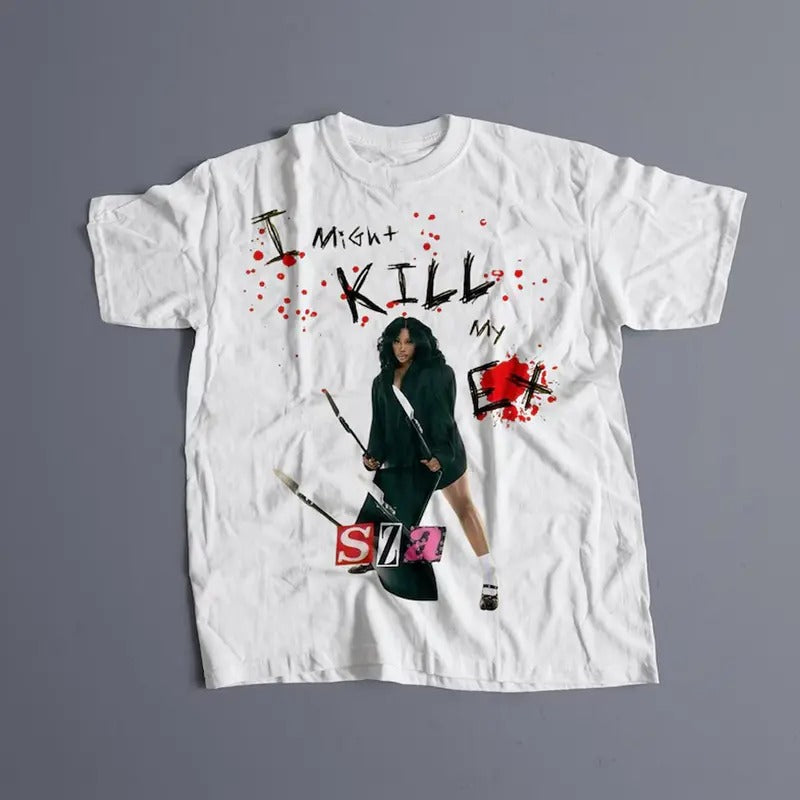 I Might my Ex - SZA- CTRL T-shirt, sza Graphic Tee, sza Merch, Rap Shirt, SOS, sza unisex gift, Concert T Shirt Top...