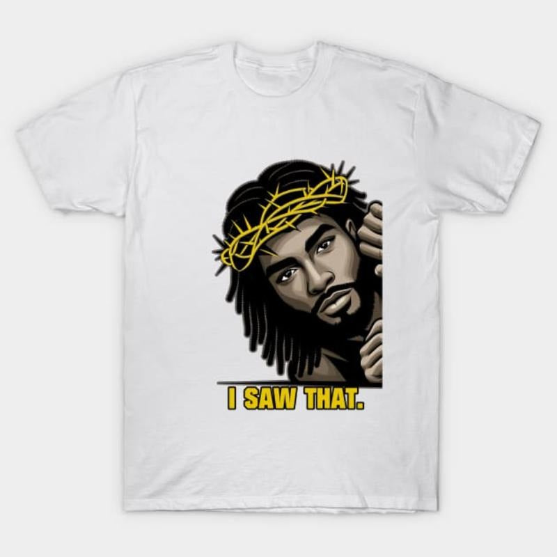 I Saw That Black Jesus Portrait Locs T-Shirt Hoodie, Sweatshirt | HypeCrazeTee.com