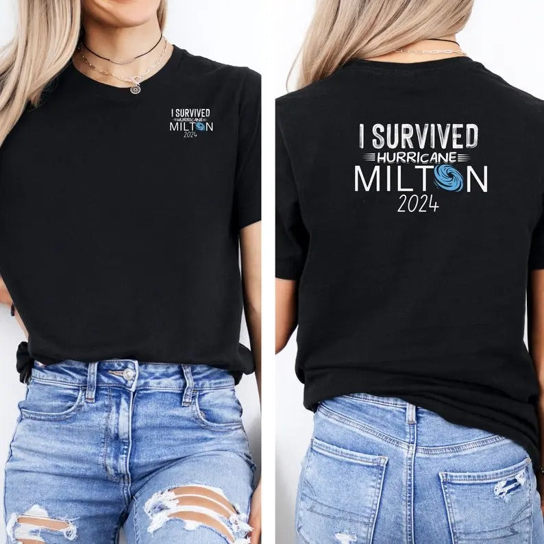 I Survived Hurricane Milton Celebrating Spirit Florida 2024 T-Shirts, Hoodie, Sweatshirt