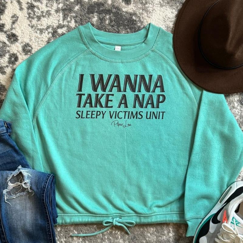 I Wanna Take A Nap SVU Premium Boxy Sweatshirt T-Shirts, Hoodie | HypeCrazeTee.com