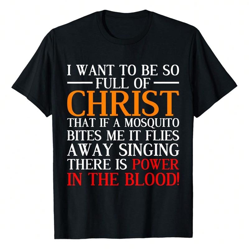 I Want To Be So Full Of Christ Funny Christian Prayer T-Shirt Women's Plus Size Graphic Tee Hoodie, Sweatshirt
